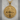 Saint Benedict Cross Pendant, gold vermeil, angled product photo