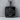 Jerusalem Cross Potent Pendant, black rhodium plated, front product view