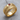 Younger Futhark Carnelian Ring, gold vermeil, angled product photo