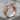 Huginn Muninn Wing Bridge Ring, rose gold plated, studio product photo