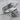 Past Master Sun Bypass Ring, oxidized silver finish
