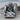 Masonic Mosaic Steps Pendant, oxidized silver, angled product photo