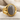 Banded Agate Ribbon Ring, gold vermeil, angled studio view