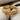 Citrine Fluted Ring, gold vermeil, angled studio view