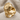Lantern Arch Locket Ring in gold vermeil, studio product photo