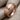 Faceted Saddle Open Ring, rose gold plated, product photo