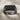 Black Stripe Bar Signet Ring, black rhodium plated, angled product photo
