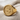 Horseman Coin Signet Ring, gold vermeil, angled product view