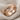Two row cable ring in rose gold finish, front view