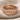 Chevron groove ring in rose gold, studio product photo