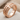 Wheat Leaf Cross Ring, rose gold, studio product photo