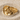 Three Seeds Leaf Ring, gold vermeil, product photo
