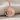 Melissa Bee Coin Pendant, rose gold plated silver, front view