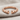 Open Pyramid Ring, rose gold finish, front product view
