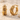 Twisted Rope Ribbon Huggie Earring, gold vermeil, product photo