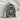 Cathedral Rose Window Pendant, oxidized silver, front product photo