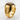 Ossuary Tiger Eye Ring, gold vermeil, angled front view