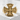 Rose Maltese Cross Ring, gold vermeil, product view
