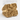 Stepped Cross Signet Ring, gold vermeil, front studio view