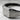 Faceted Signet Ring in oxidized silver, close-up of faceted face and shoulders