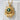 One Eyed Monster Pendant, gold vermeil, product photo