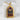 Gothic Stained Glass Window Pendant, gold vermeil, front product photo view