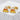 Candy Corn Stud Earring, gold vermeil, studio product view
