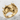 Deer Skull Antler Arch Ring, gold vermeil, angled product photo
