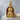 Pantokrator Gospel Icon Pendant, gold vermeil, angled product photo