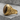Tiger's Eye Oak Pinky Ring in gold vermeil, three-quarter view