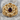 Garnet Rosette Pinky Ring in gold vermeil, angled studio product photo