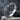 Viking Ship Prow Bracelet, oxidized, angled cuff view