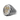 Rutile Quartz Spiral Flute Ring, front view on white background