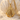 Fan ridge pendant, gold vermeil, front product view