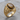 Tiger Eye Saddle Shield Ring in gold vermeil, angled front view
