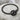 Gear Ring Curb Toggle Bracelet, black rhodium, angled product photo