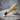 Lapis Endcap Tie Clip Accessory in gold vermeil, angled product photo
