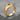 Still Harbor Ring in gold vermeil, angled product photo