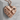 Riven Ember Heart Pendant, rose gold, product photo