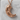 Crescent Ember Horn Pendant, rose gold, studio product photo