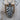 Arrowhead Ridge Pendant, oxidized silver, front view