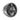 Top-down view of the sterling silver Sacred Heart Jesus ring, showing the detailed oval face and notched border.