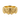 Gold vermeil celtic scroll ring with intricate symmetrical patterns displayed on textured bark background