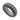 925 sterling silver ribbed band ring showing alternating polished ridges and deep oxidized grooves on a white background
