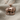 Taurus Astrological Bull Pendant, rose gold plated finish with chain on fabric
