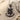 Close-up of 925 sterling silver anchor pendant showing intricate beaded details on the ship wheel helm
