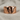 Concealed Skull Ring, rose gold vermeil, front view on linen