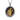 925 sterling silver self coronation pendant featuring a 14K gold vermeil regal figure on oxidized background