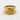 Aquarius Water Bearer Ring, gold vermeil, front view on white surface