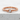 Twisted Solitaire Ring, rose gold, front view on concrete surface